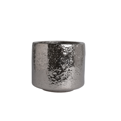 Pot D21 FRACTURE silver