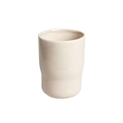 Vase H19 MOTION cream