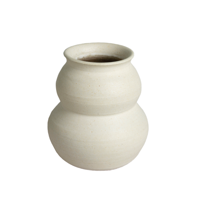 Vase H16 BELLY white