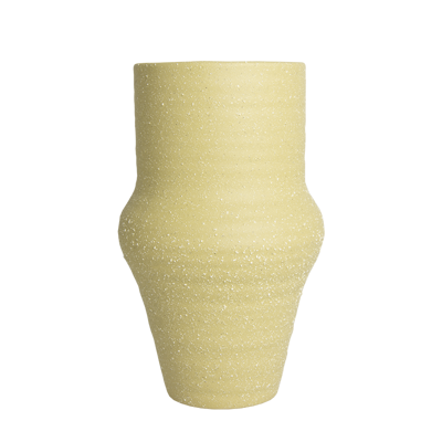 Vase H26 BASIEL beurre