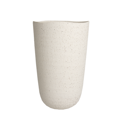 Vase H30 LILY white