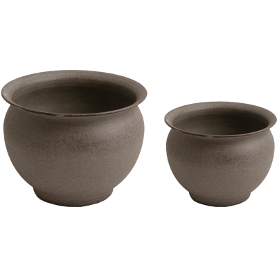 S/2 pots D30 LONE d.grey