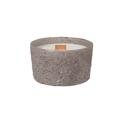 Candle D8 H10 ZEN taupe