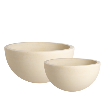 S/2 bowls D65 CALM cream