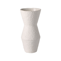 Vase H30 OAK white