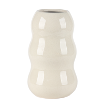 Vase H30 OPAL cream