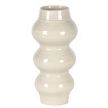 Vase H27,5 RIPPLE cream
