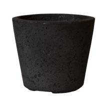 Pot Con.D17,5 CREST d.grey