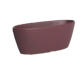 Coupe L19 mat aubergine