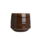 Pot mini D11,5 MOSS noir brun