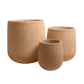 S/3 pots D48 CAY terracotta
