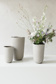 Vase H30 LILY grey