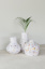 Vase H30 IVY white