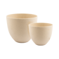 S/2 pots D39 CHALK crème