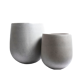 S/2 pots D65 CASUAL gris clair
