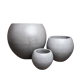 S/3 pots D55 BUNDLE gris clair