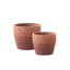 S/2 pots D34,5 CINNAMON terracotta