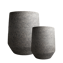 S/2 hoge potten D53 TULSI grijs